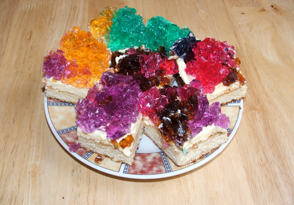 Kolorowe ciasto foto