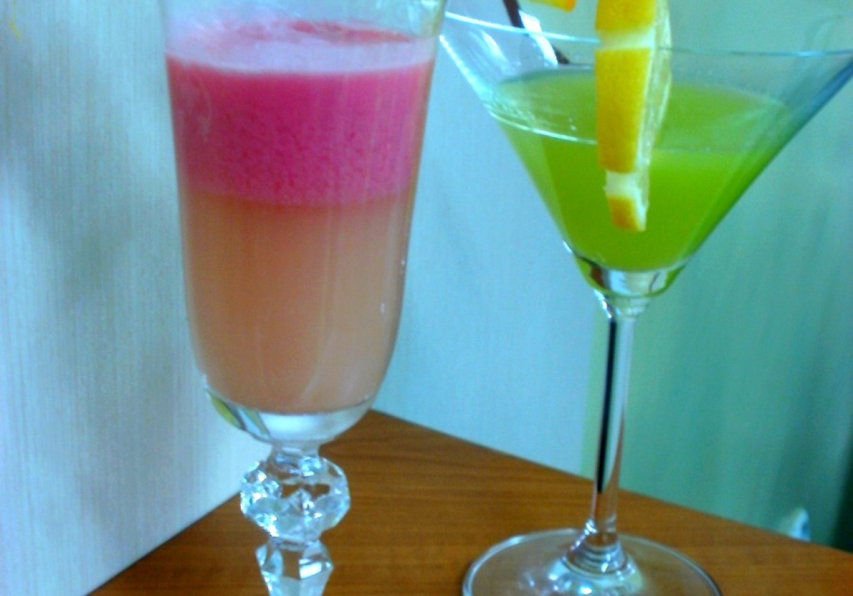 Kolorowe drinki foto