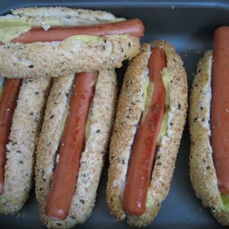 Krok 2 - kolorowe hot-dogi foto