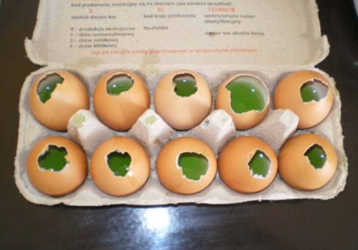 Kolorowe jajeczka wielkanocne foto