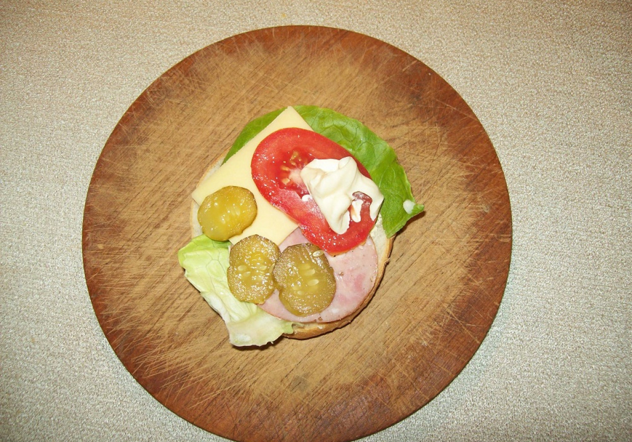 Kolorowe kanapki w wersji hard foto