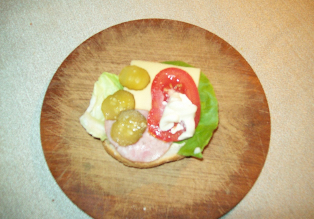 Kolorowe kanapki w wersji hard foto