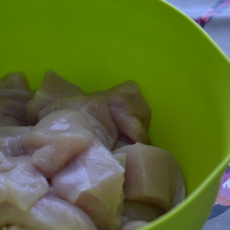 Krok 1 - KOLOROWE SZASZŁYKI DROBIOWE WARZYWNE W MARYNACIE LIMONKOWO ZIOŁOWEJ foto