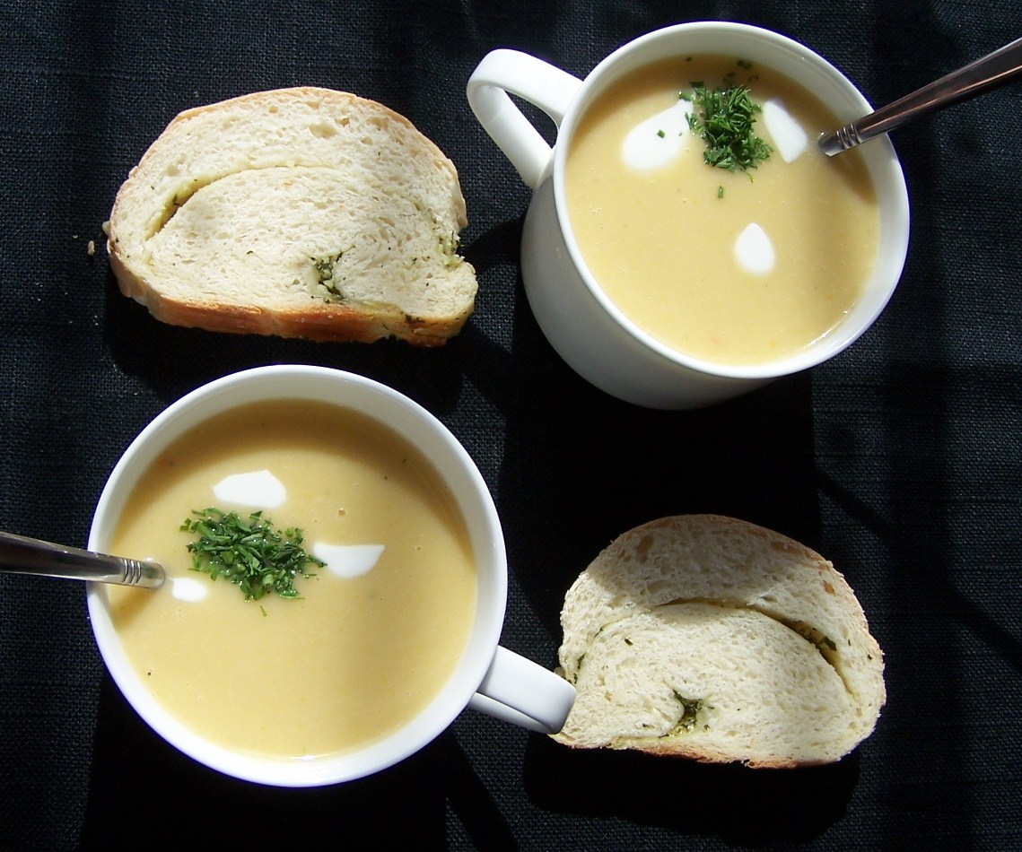 Kolorowe zupy zdrowe, czyli kremów ciąg dalszy :)