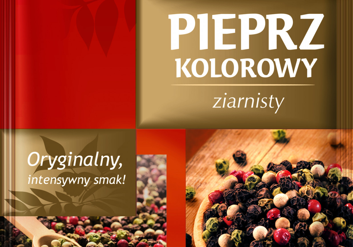 Kolorowy pieprz ziarnisty naszą Przyprawa Tygodnia