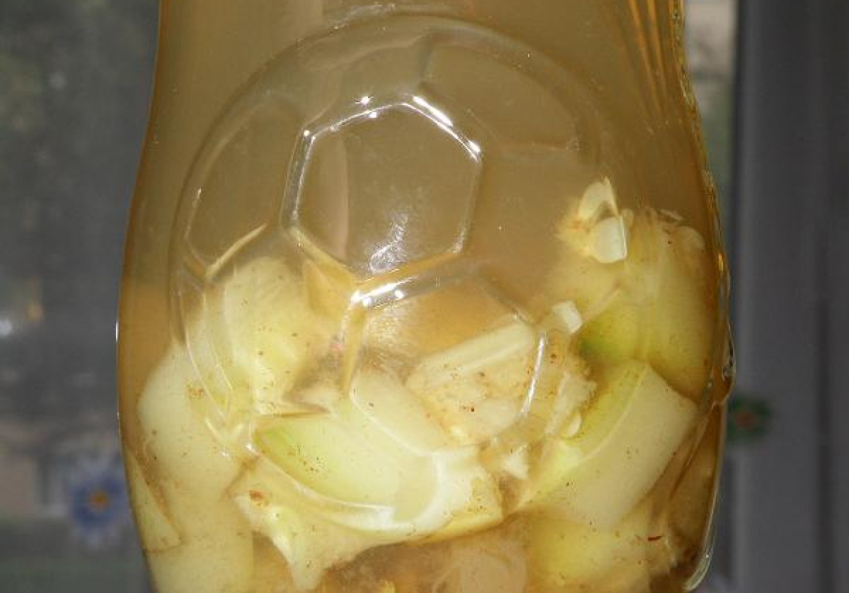 Kompot aromatyczny z cukinii foto