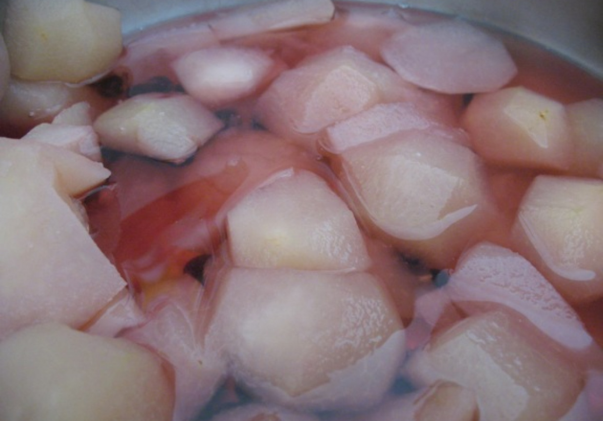 Kompot aroniowo- jabłkowy foto
