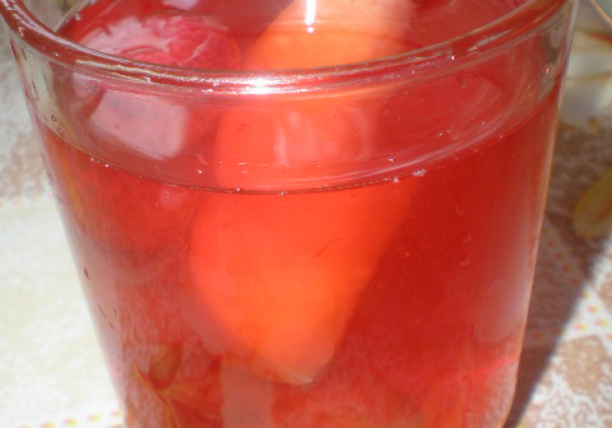 Kompot jabłkowo- truskawkowy foto