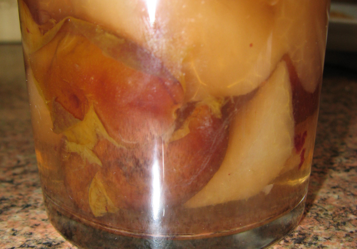 Kompot jabłkowo-śliwkowy foto