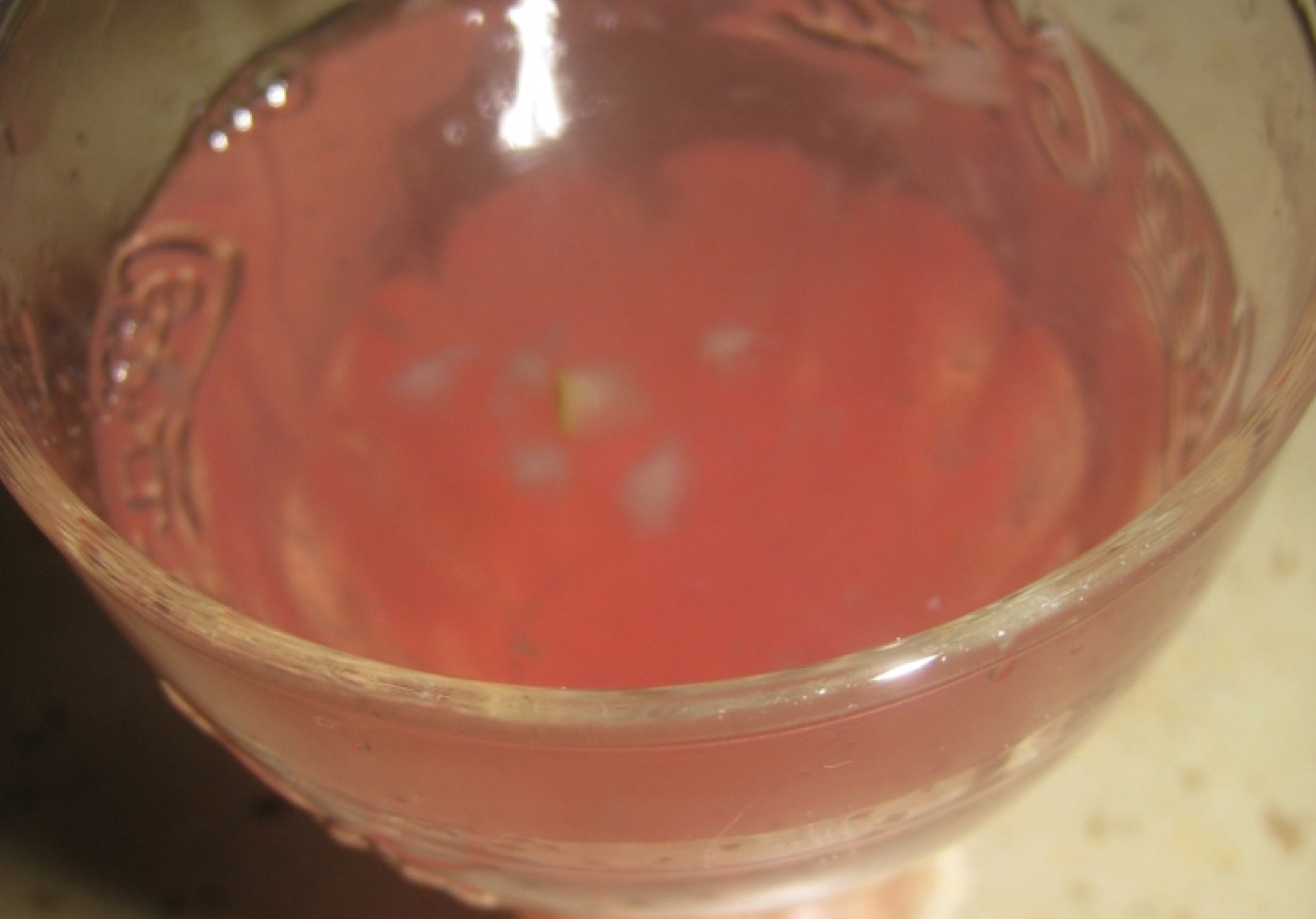 Kompot malinowy. foto