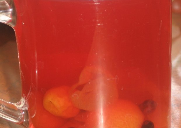 Fotografia przedstawiająca Kompot mirabelkowo-jagodowy