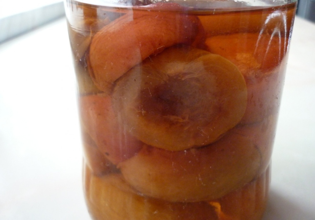 Kompot z brzoskwiń foto