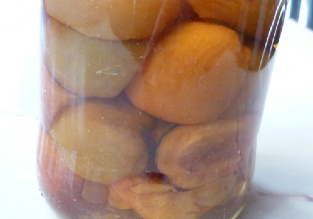 Kompot z brzoskwiń foto