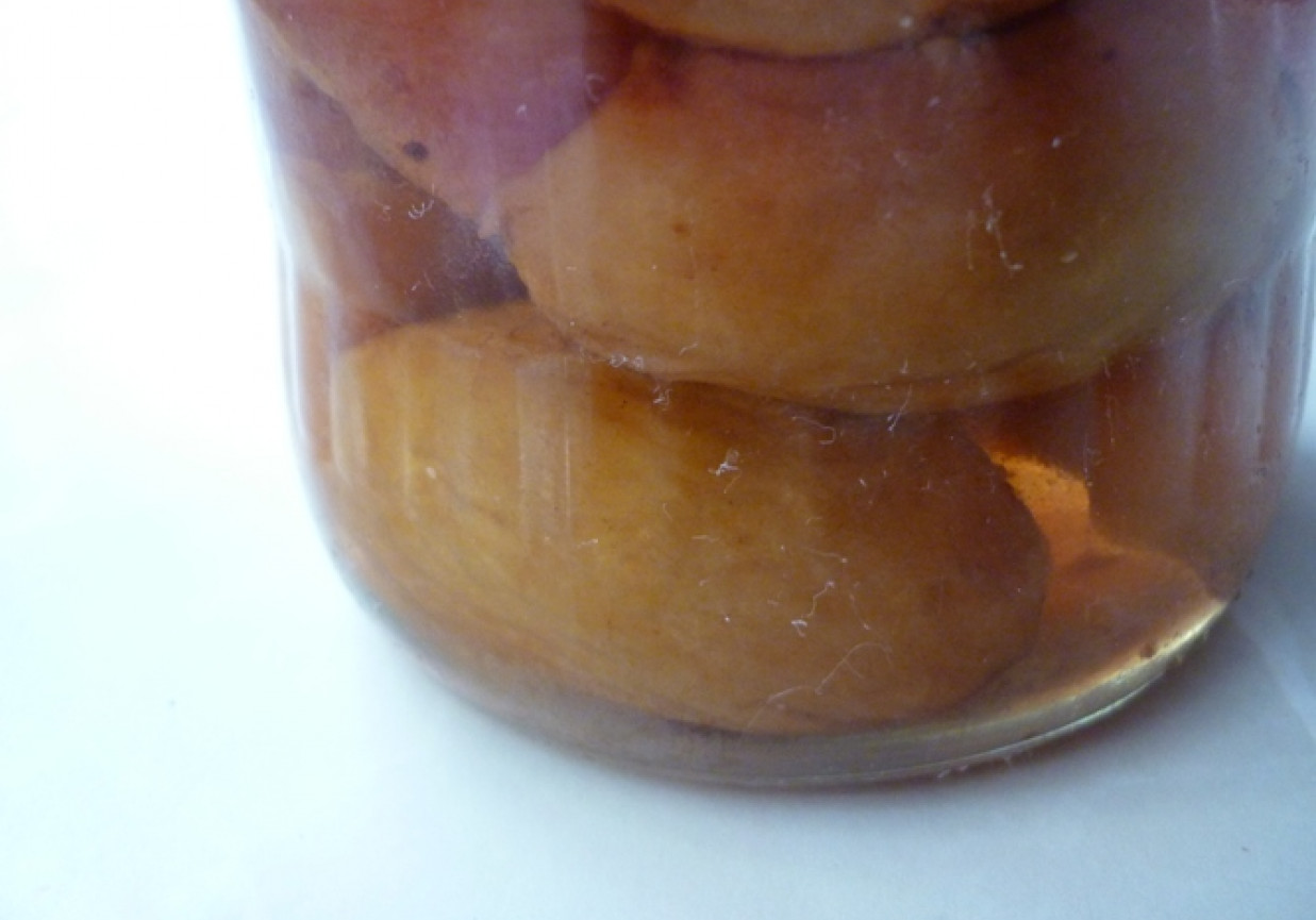 Kompot z brzoskwiń foto