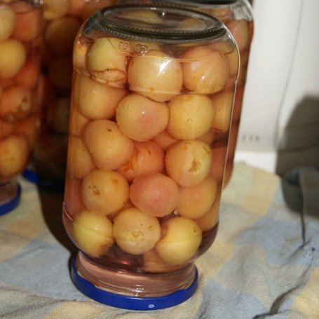 Krok 4 - Kompot z czereśni foto