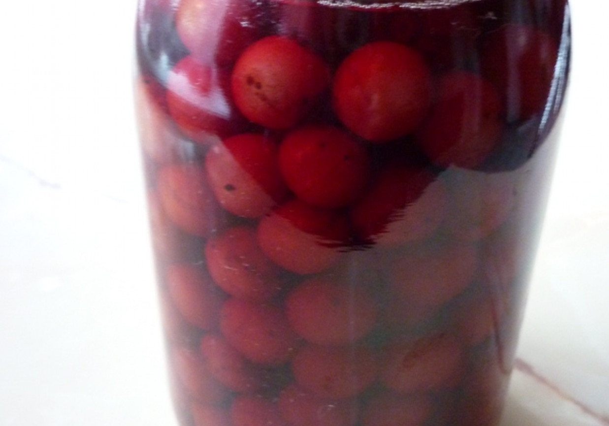 Kompot z czereśni foto
