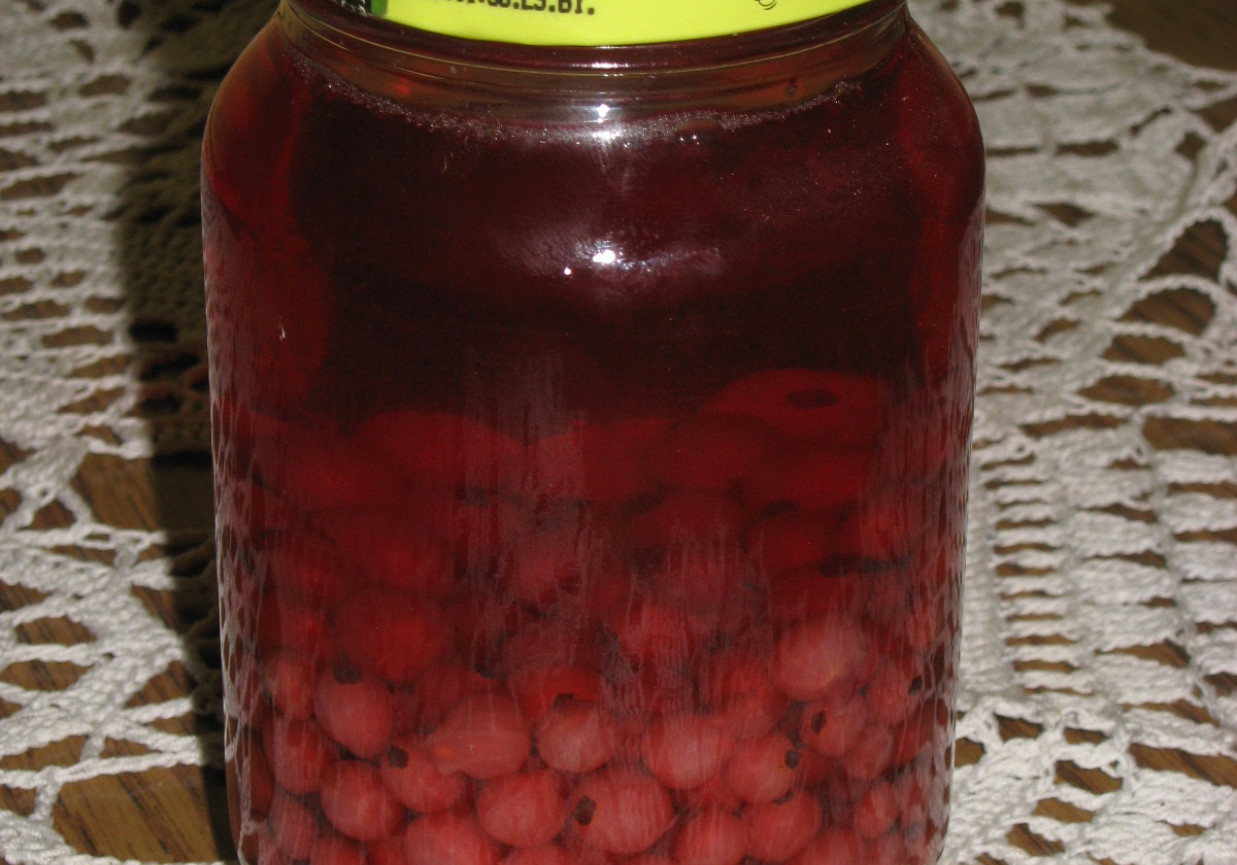Kompot z czerwonej porzeczki foto