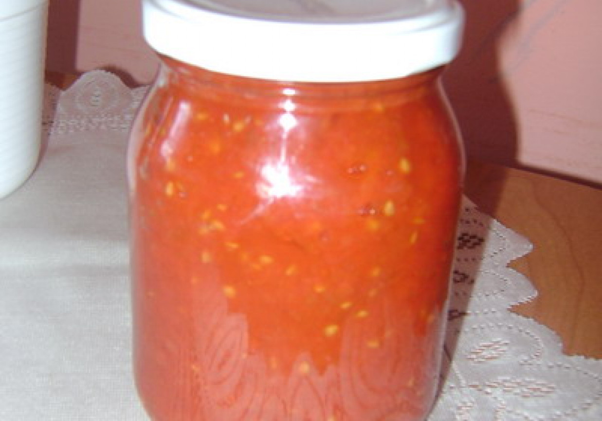 Koncentrat pomidorowy. foto