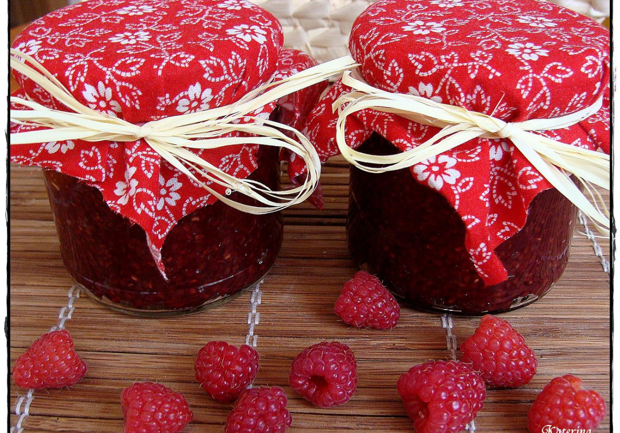 Konfitura z  malin foto