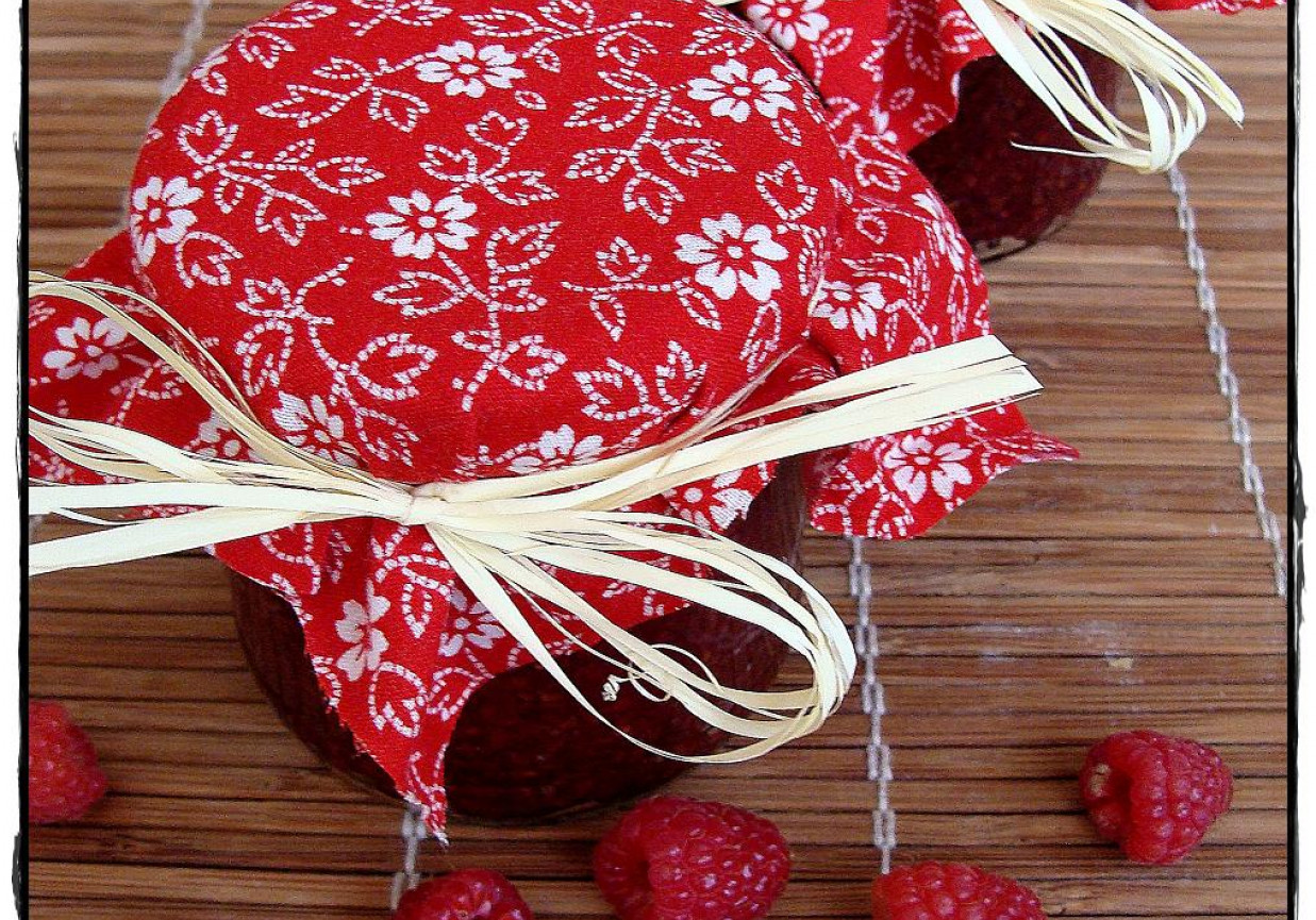 Konfitura z  malin foto