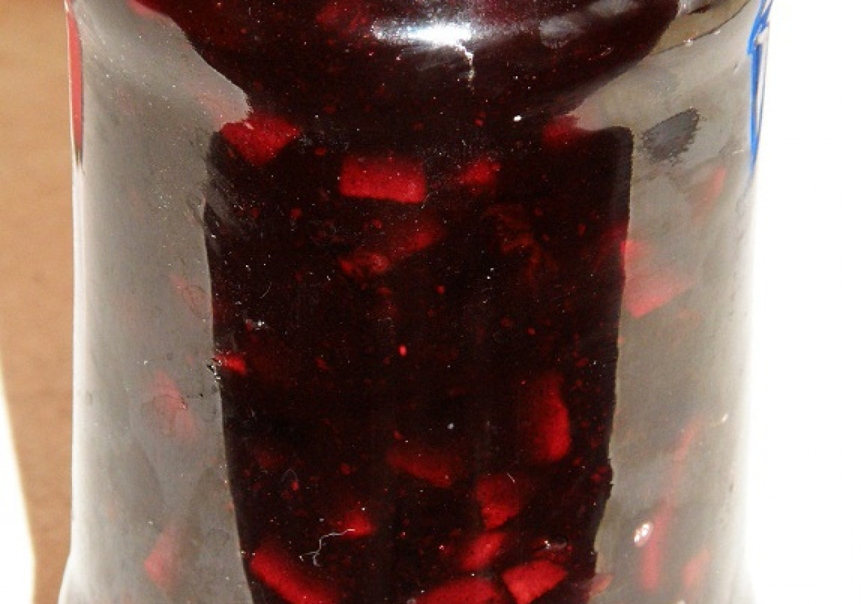 Konfiturka jagodowo-brzoskwiniowa niskosłodzona foto