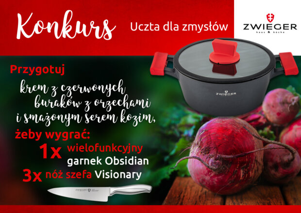 Konkurs „Uczta dla zmysłów” – 3. edycja: krem z czerwonych buraków foto