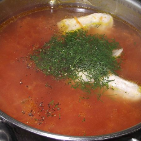 Krok 5 - Koperkowa zupa pomidorowa  foto