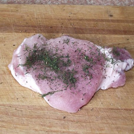 Krok 1 - Koperkowy kotlet schabowy foto