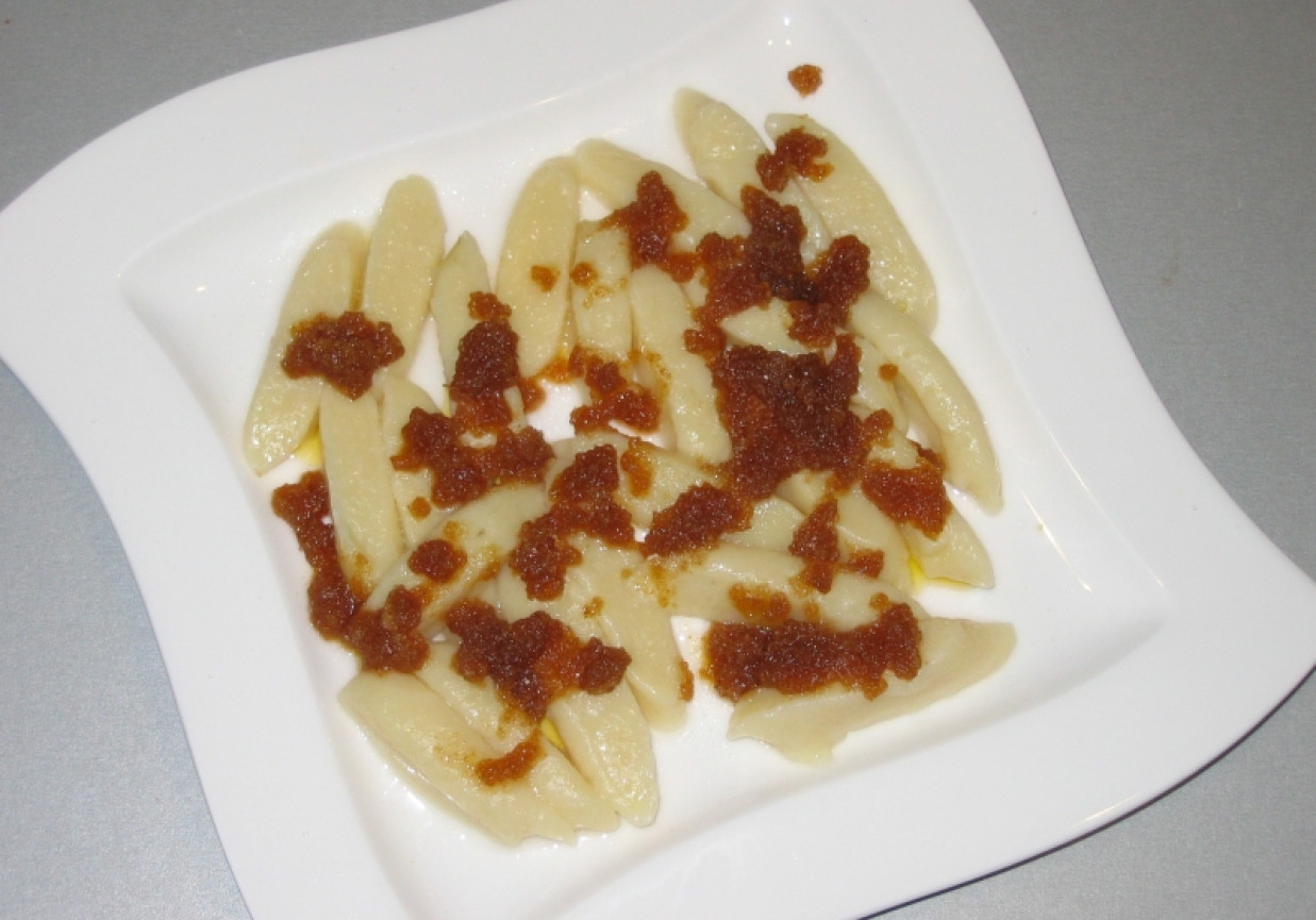 Kopytka wegańskie na słodko foto