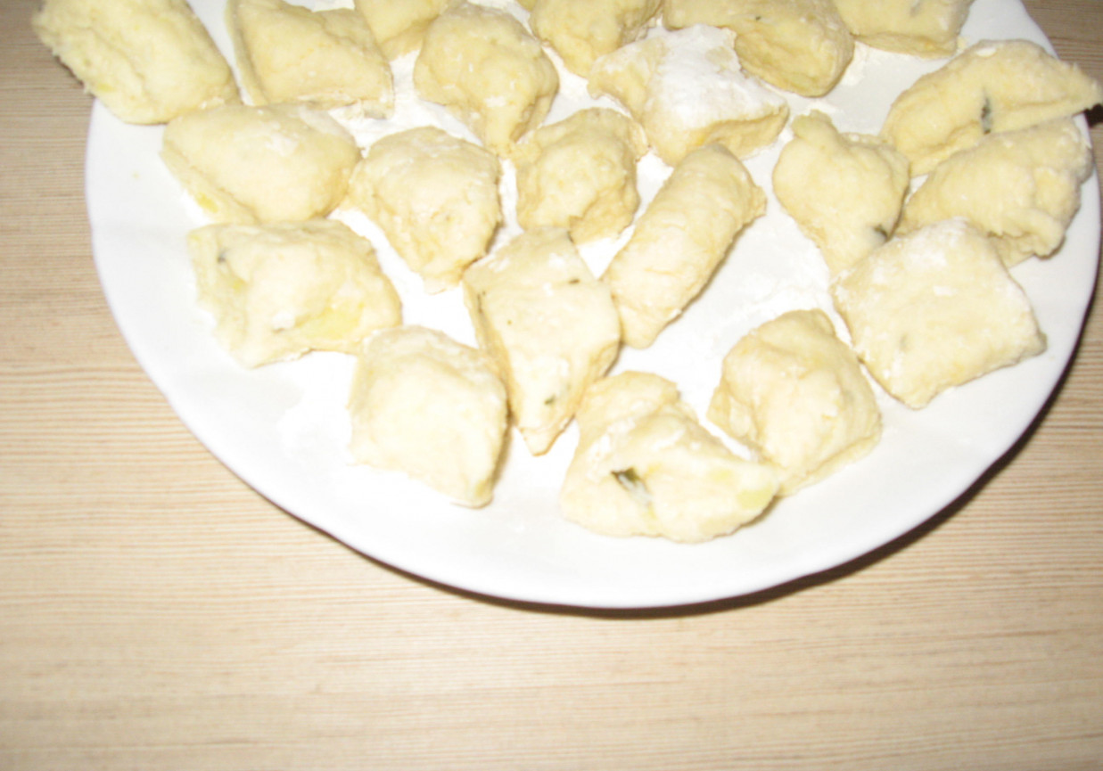 Kopytka z bułką tartą foto