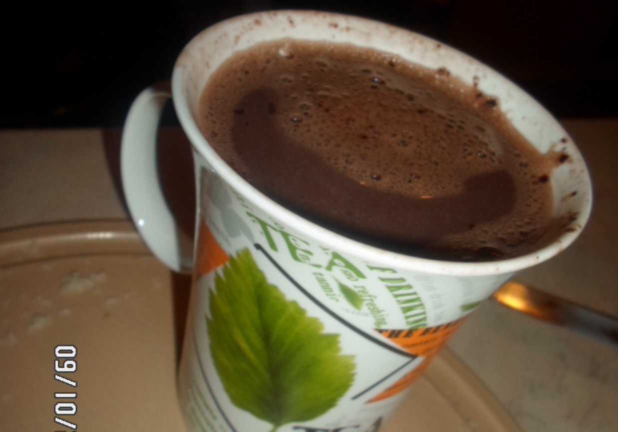 Korzenna czekolada na gorąco foto