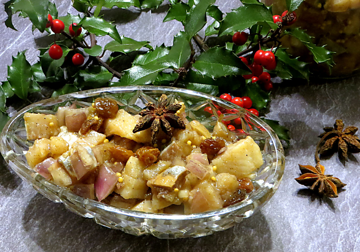 Korzenne śledzie na święta foto