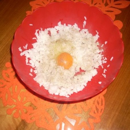 Krok 1 - kotleciki ryżowe z serem foto