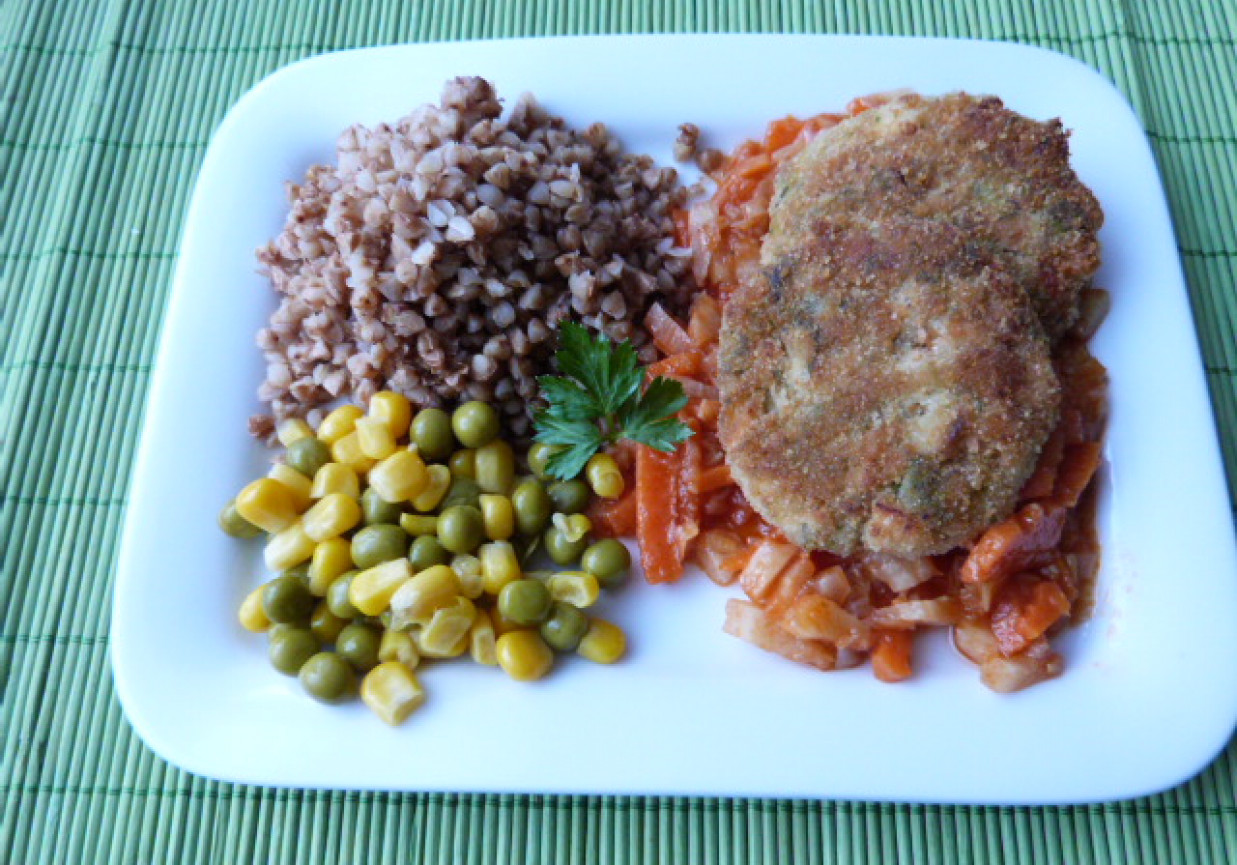 Kotleciki z jajek i brokuła foto