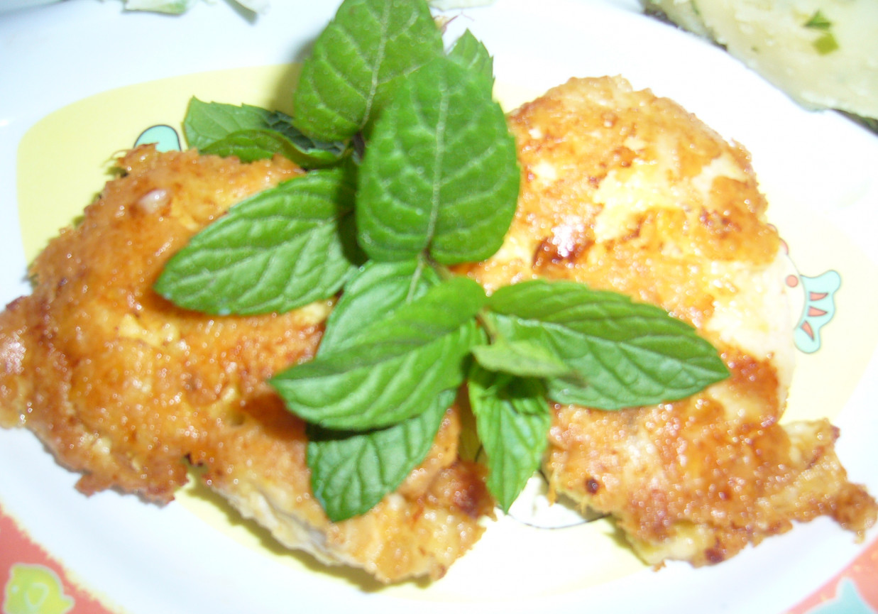 KOTLECIKI Z PIERSI KURCZQAKA Z SEREM I MAJONEZEM foto