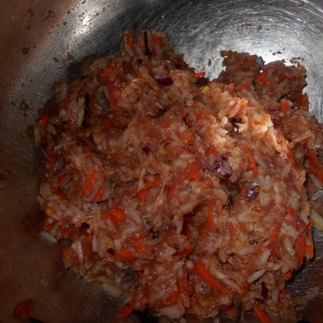 Krok 2 - Kotleciki z ryżem i marchewką foto