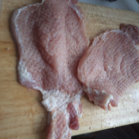 Krok 1 - Kotlet faszerowany pieczarkami, Mozzarella i pestkami dyni :) foto