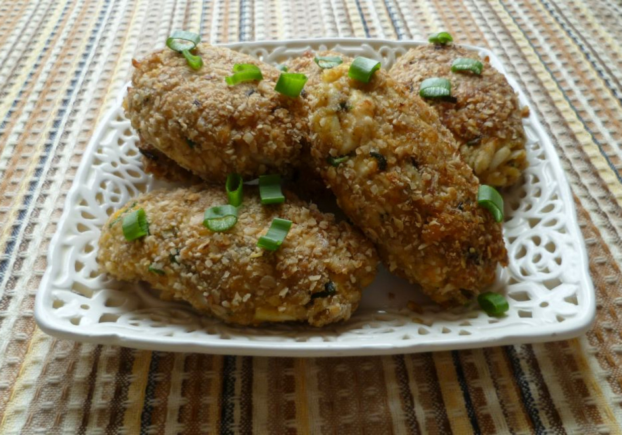 Kotlety jajeczne w płatkach owsianych  foto