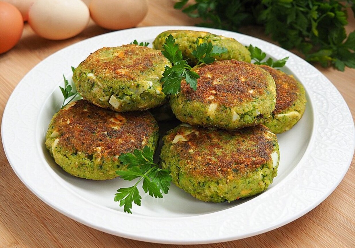 Kotlety jajeczno-brokułowe foto