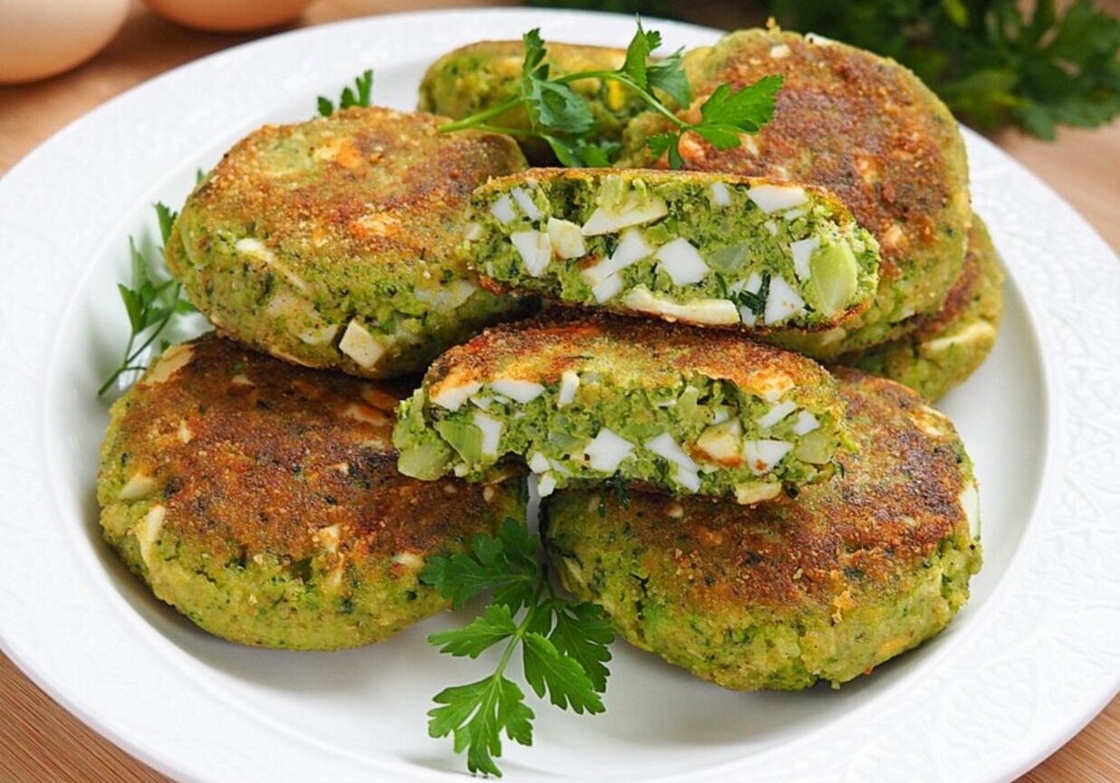 Kotlety jajeczno-brokułowe foto