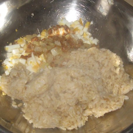 Krok 4 - Kotlety jajeczno-ryżowo-cebulowo-kurkowe foto