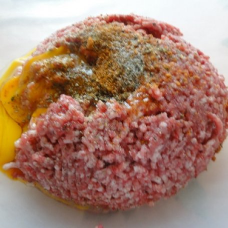 Krok 1 - Kotlety mielone lekko zielone foto