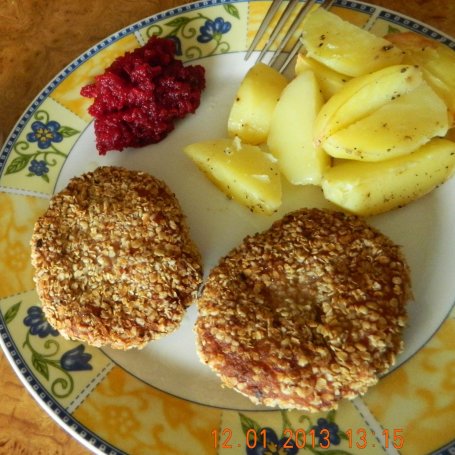 Krok 4 - Kotlety mielone panierowane w otrębach owsianych foto