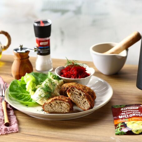 Kotlety mielone z air fryera foto