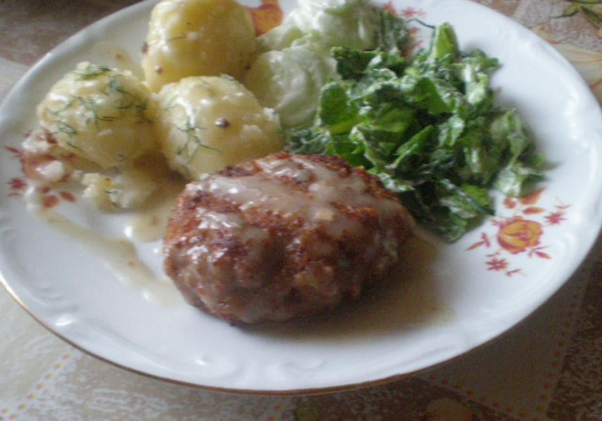 Kotlety mielone z pieczarkami foto