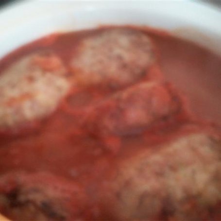 Krok 9 - Kotlety mielone z ryżem i kapustą w sosie pomidorowym foto