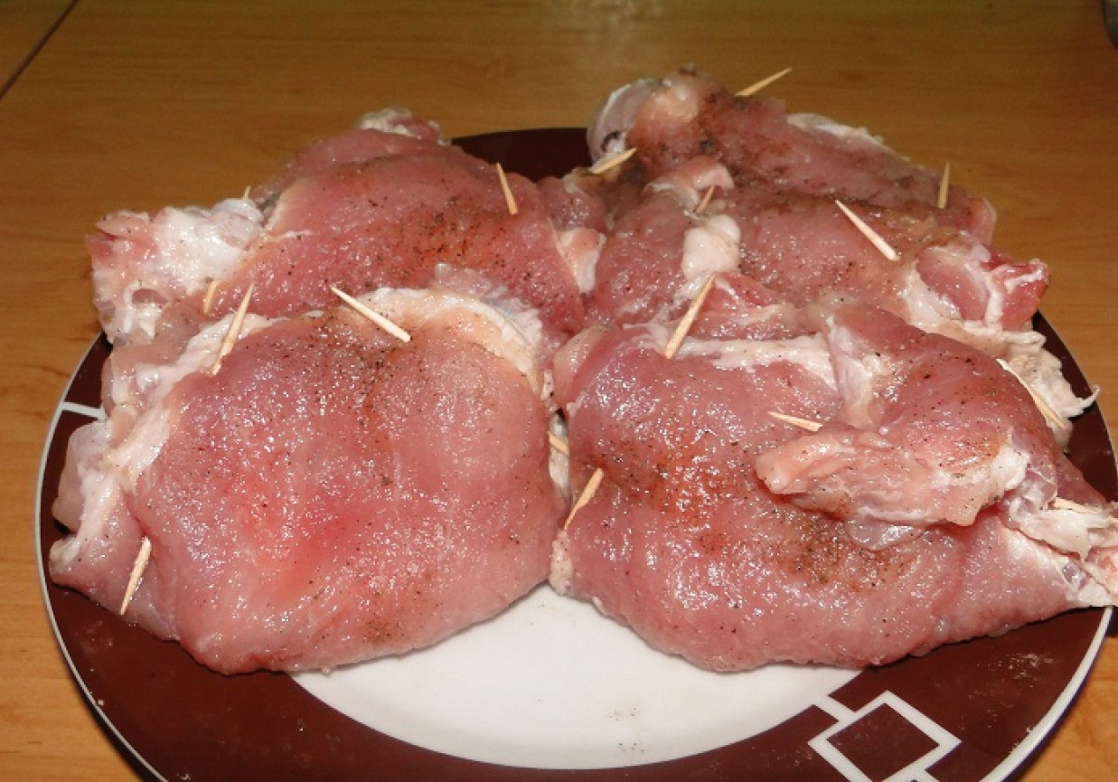 kotlety schabowe z niespodzianką foto