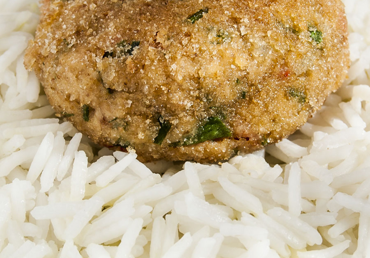 Kotlety sojowe z papryką foto