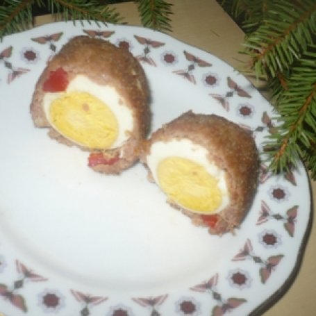 Krok 4 - Kotlety z jajkiem i papryką foto