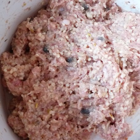 Krok 4 - Kotlety z kaszą jaglaną i pieczarkami foto